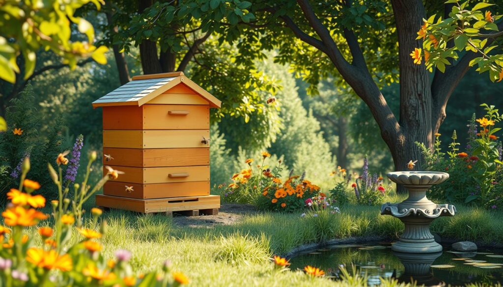 Bienenbeute im idealen Standort
